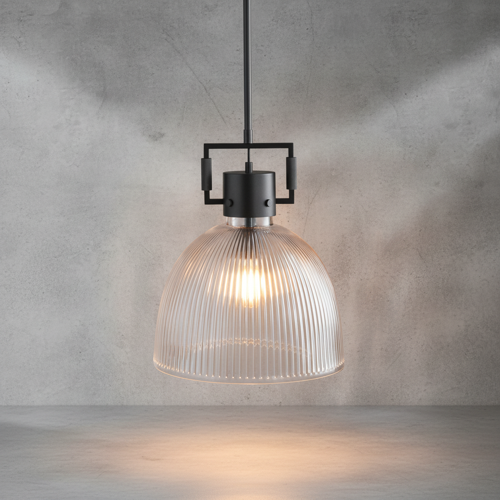 Riviko Radiant Prism 1-Light Glass Pendant - Background Shot