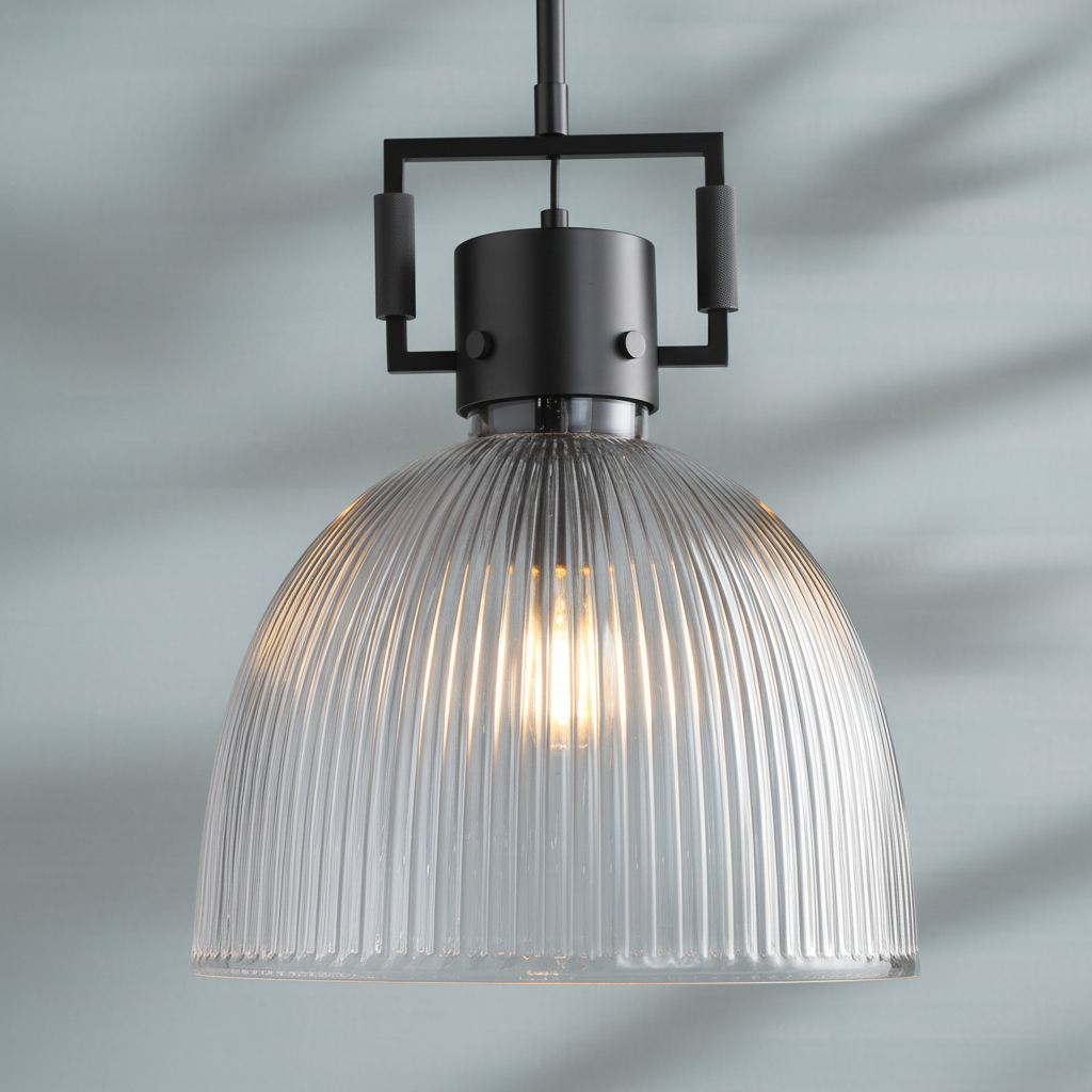 Riviko Radiant Prism 1-Light Glass Pendant - Background Shot