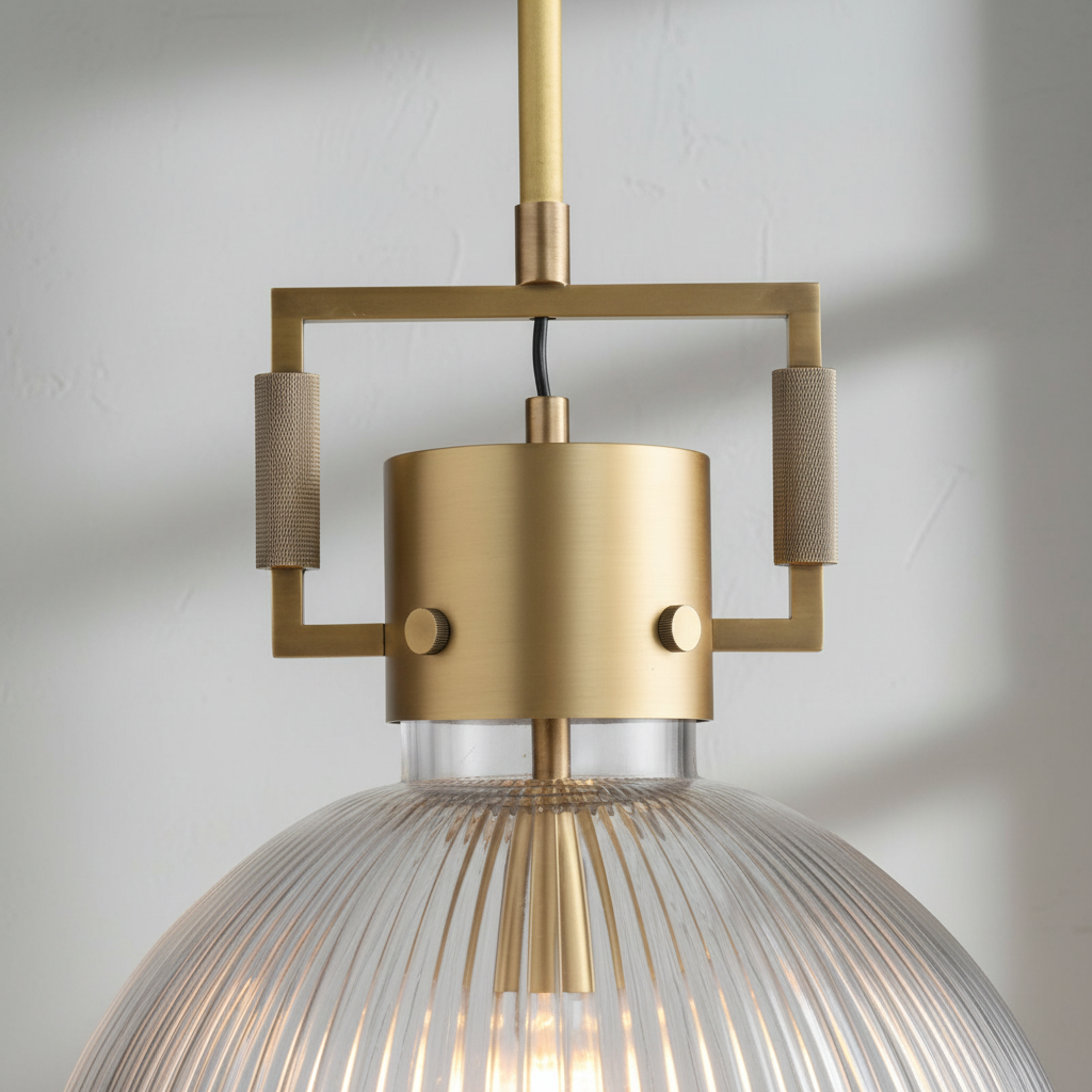 Riviko Radiant Prism 1-Light Glass Pendant - Background Shot