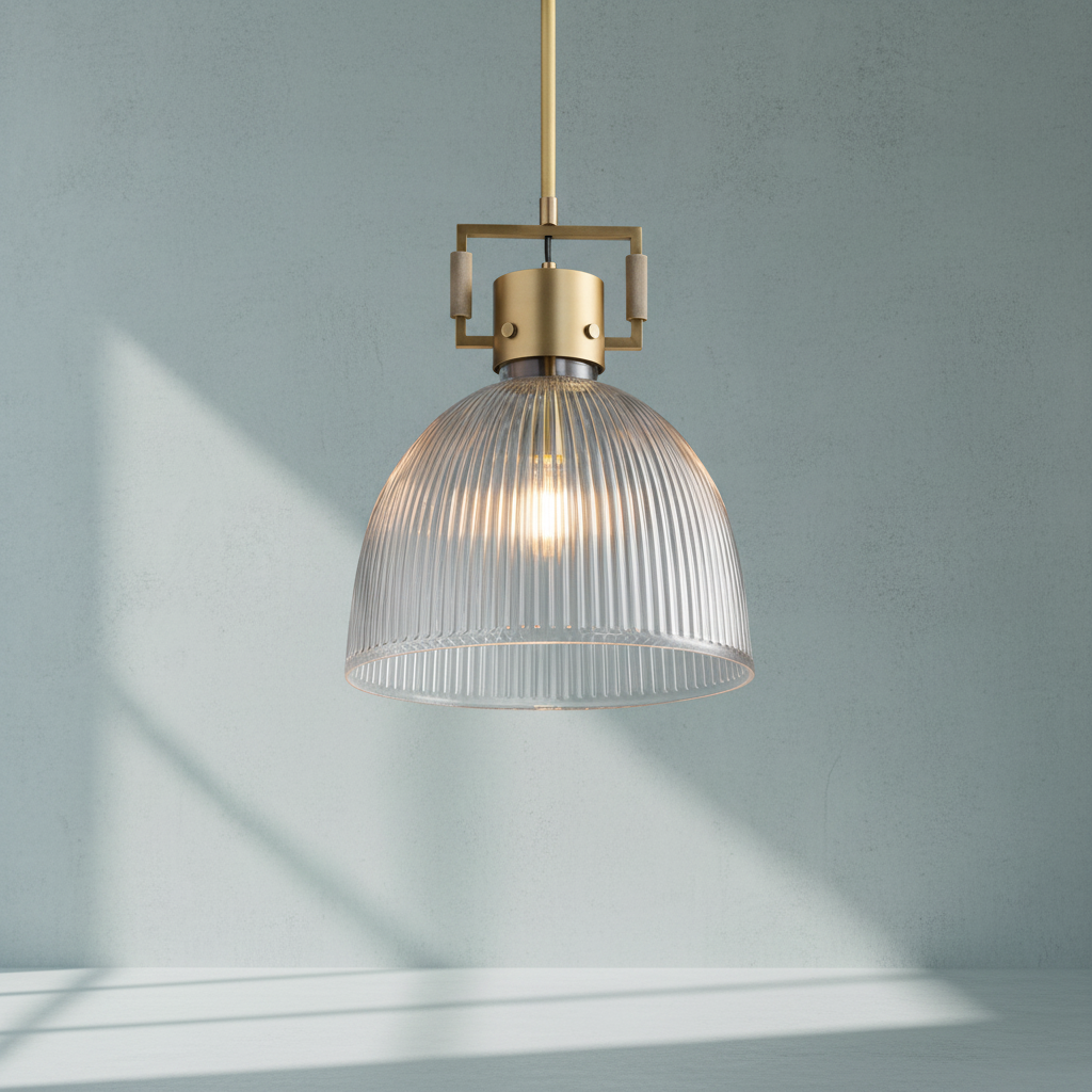 Riviko Radiant Prism 1-Light Glass Pendant - Background Shot