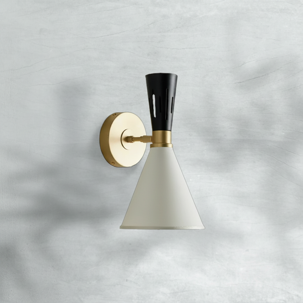 Riviko Veridian Brass Wall Sconce - Background Shot