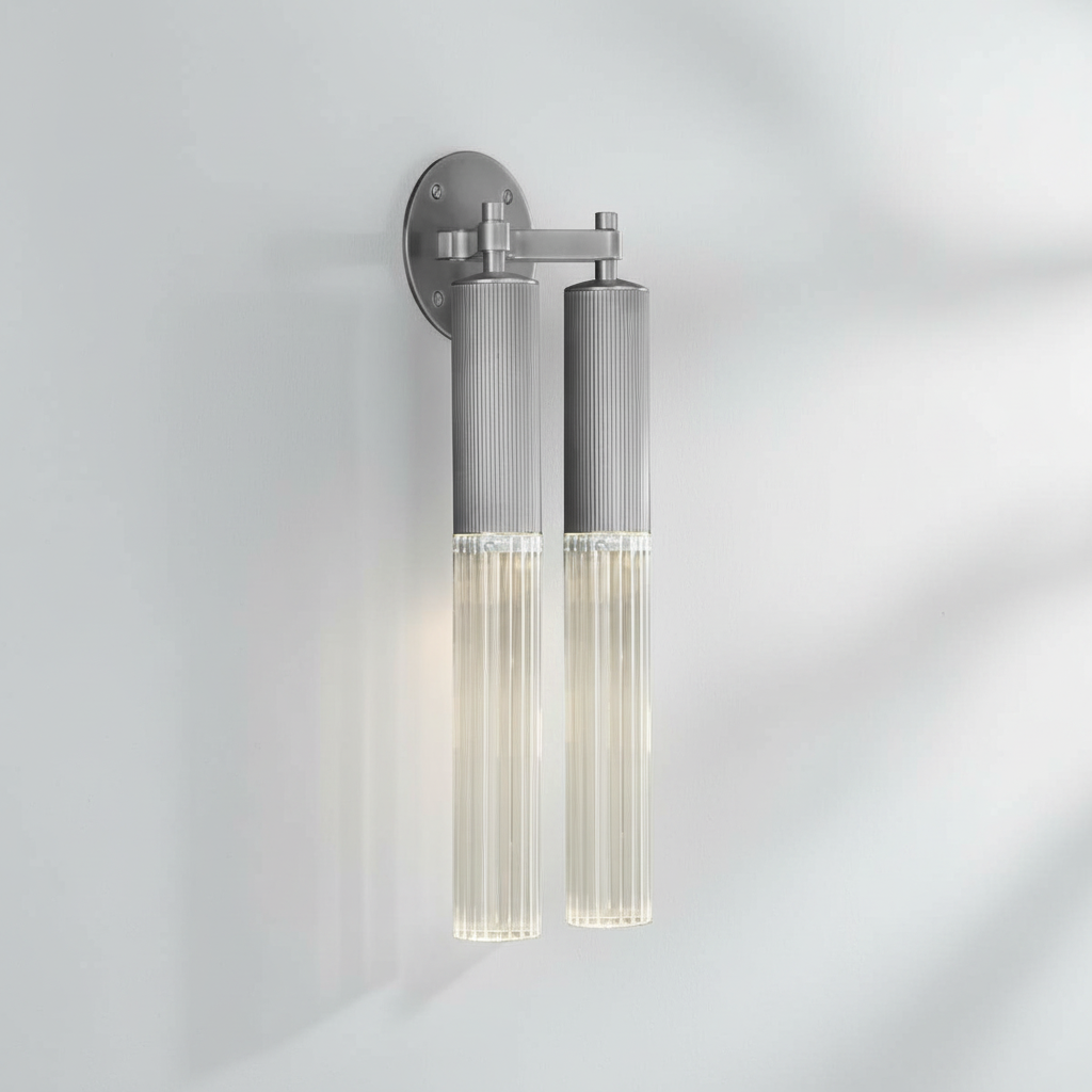 Riviko Flume Duet Double Wall Sconce - Background Shot