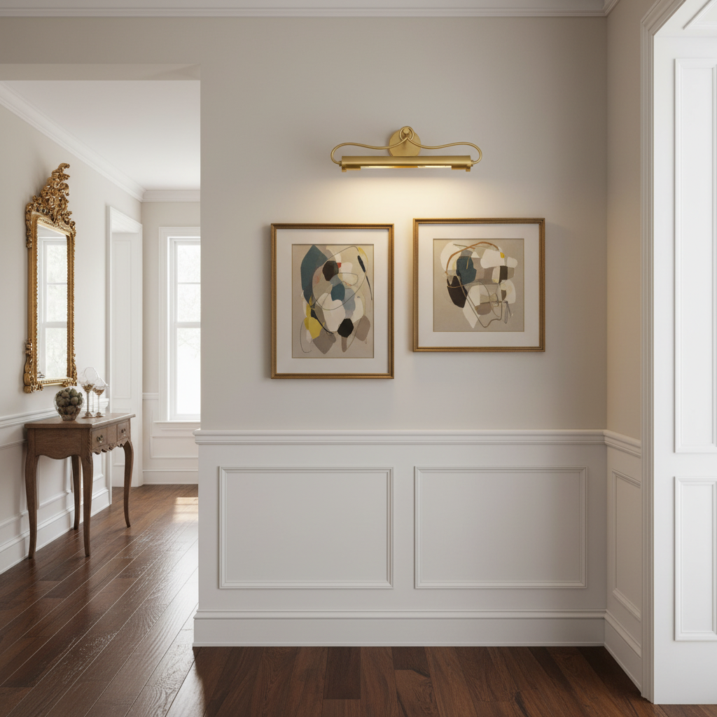 Riviko Heritage Gallery Picture Light - American hallway gallery