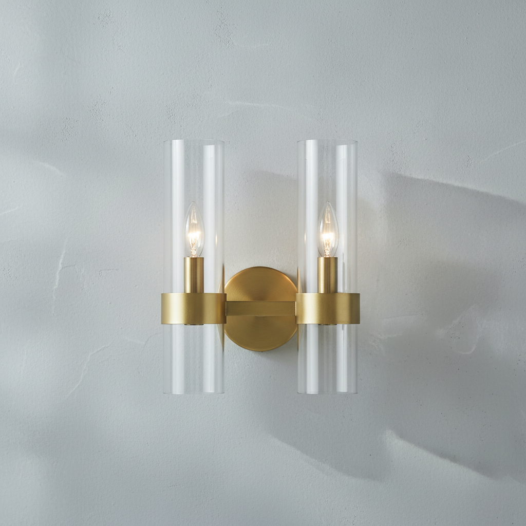 Riviko Veridian Double Wall Sconce 13''H - Background Shot