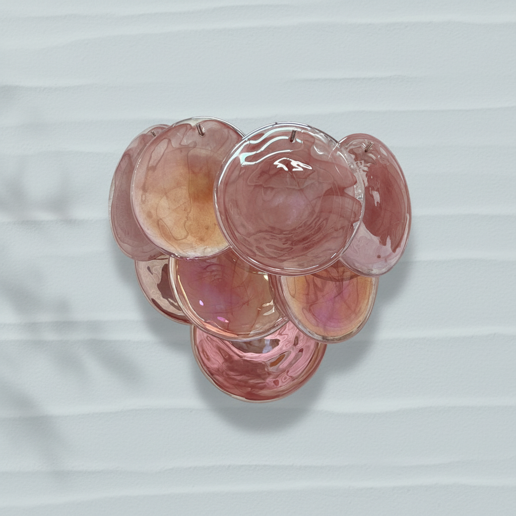 Riviko Opulent Murano Glass Wall Sconce - Background Shot