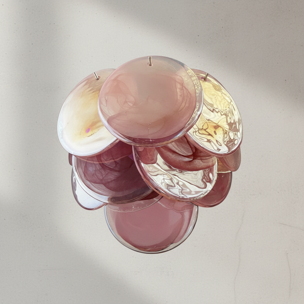 Riviko Opulent Murano Glass Wall Sconce - Background Shot