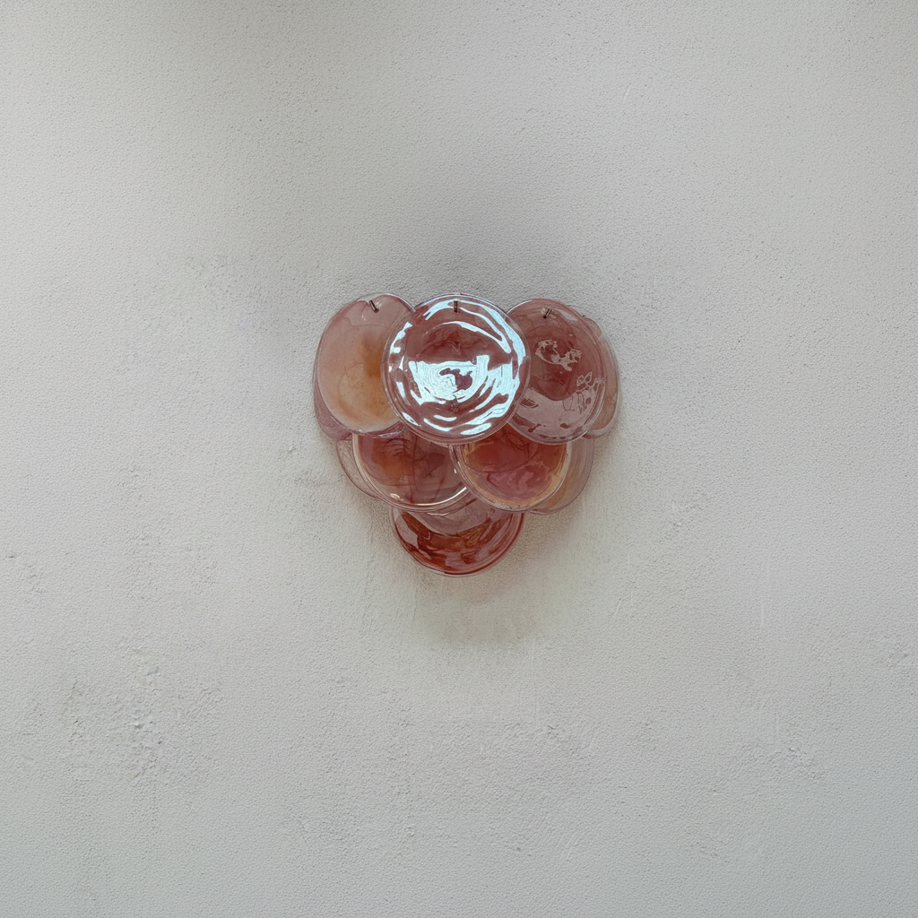 Riviko Opulent Murano Glass Wall Sconce - Background Shot