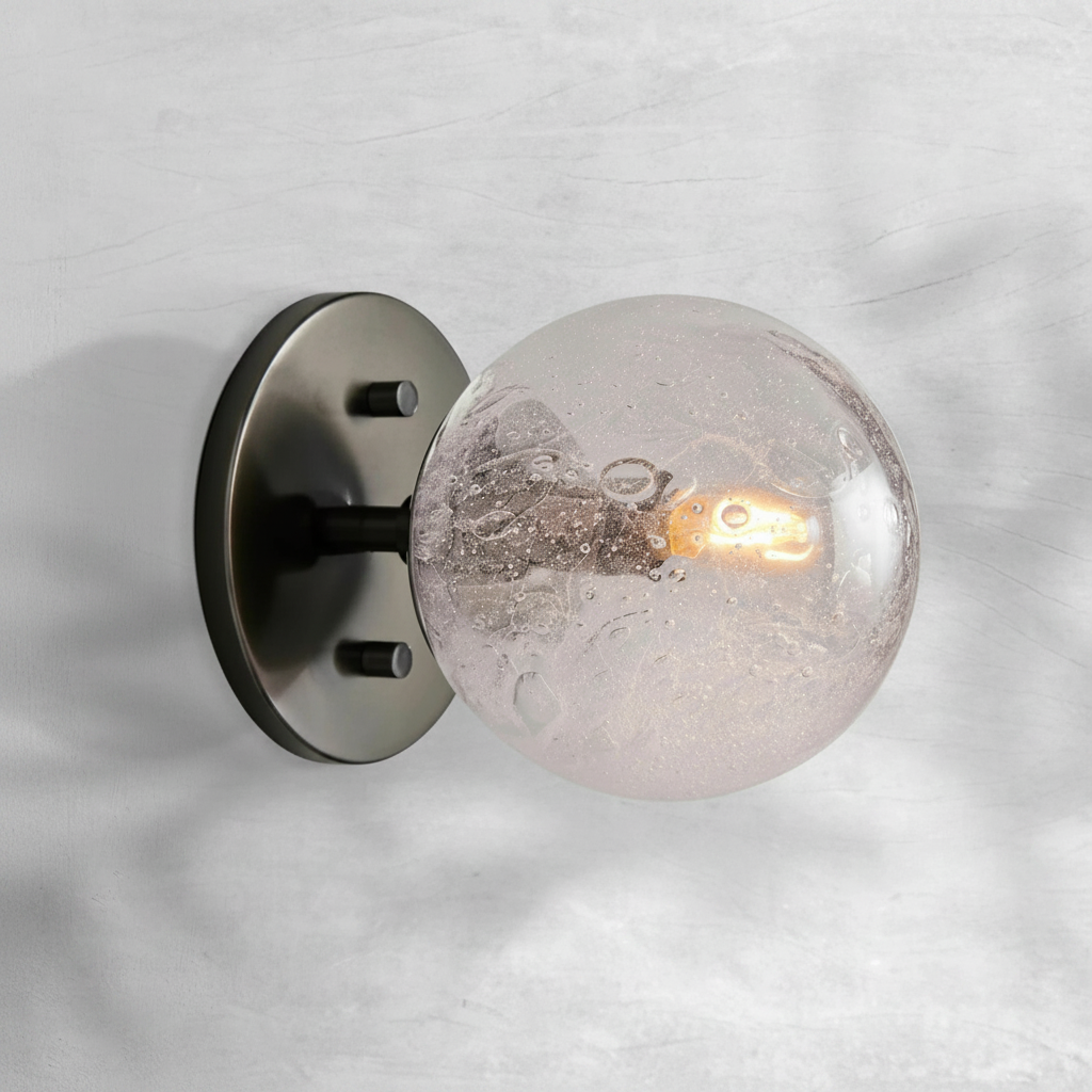 Riviko Artisan Orb Wall Sconce - Background Shot
