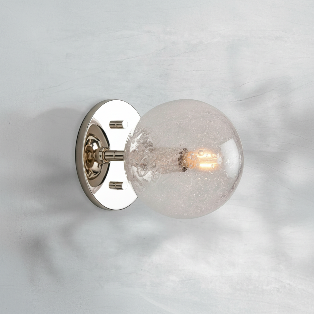 Riviko Artisan Orb Wall Sconce - Background Shot