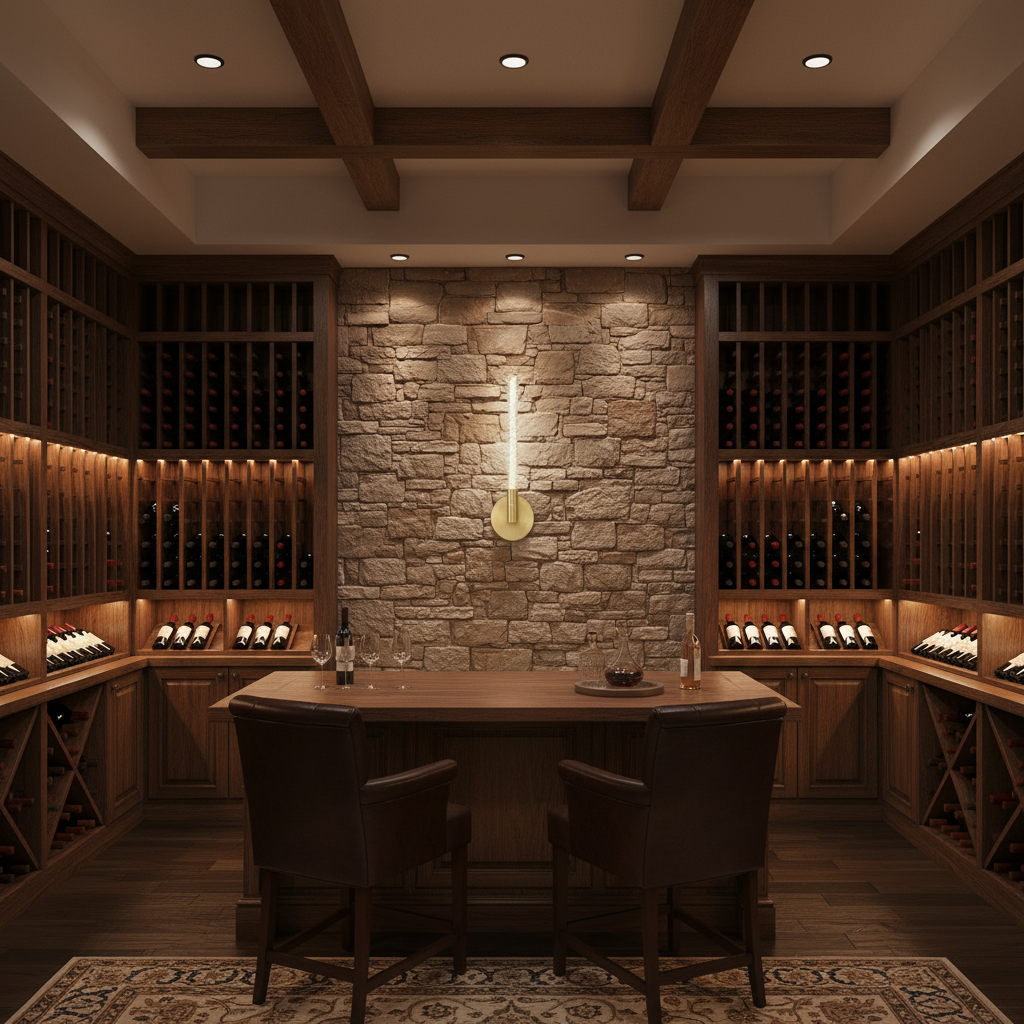 Riviko Radiant Entwine LED Wall Sconce - luxury American wine room