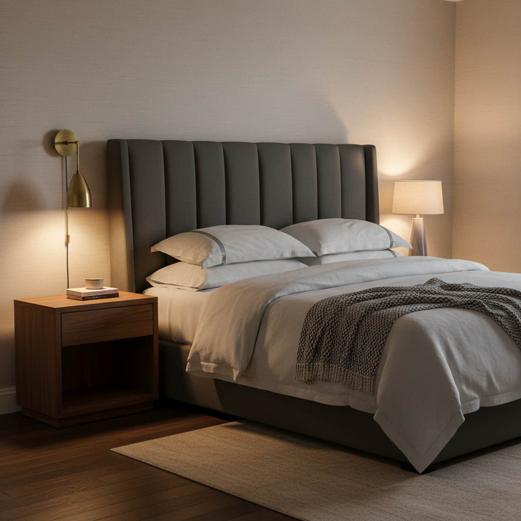 Riviko Veridian Articulating Wall Sconce - elegant American bedroom
