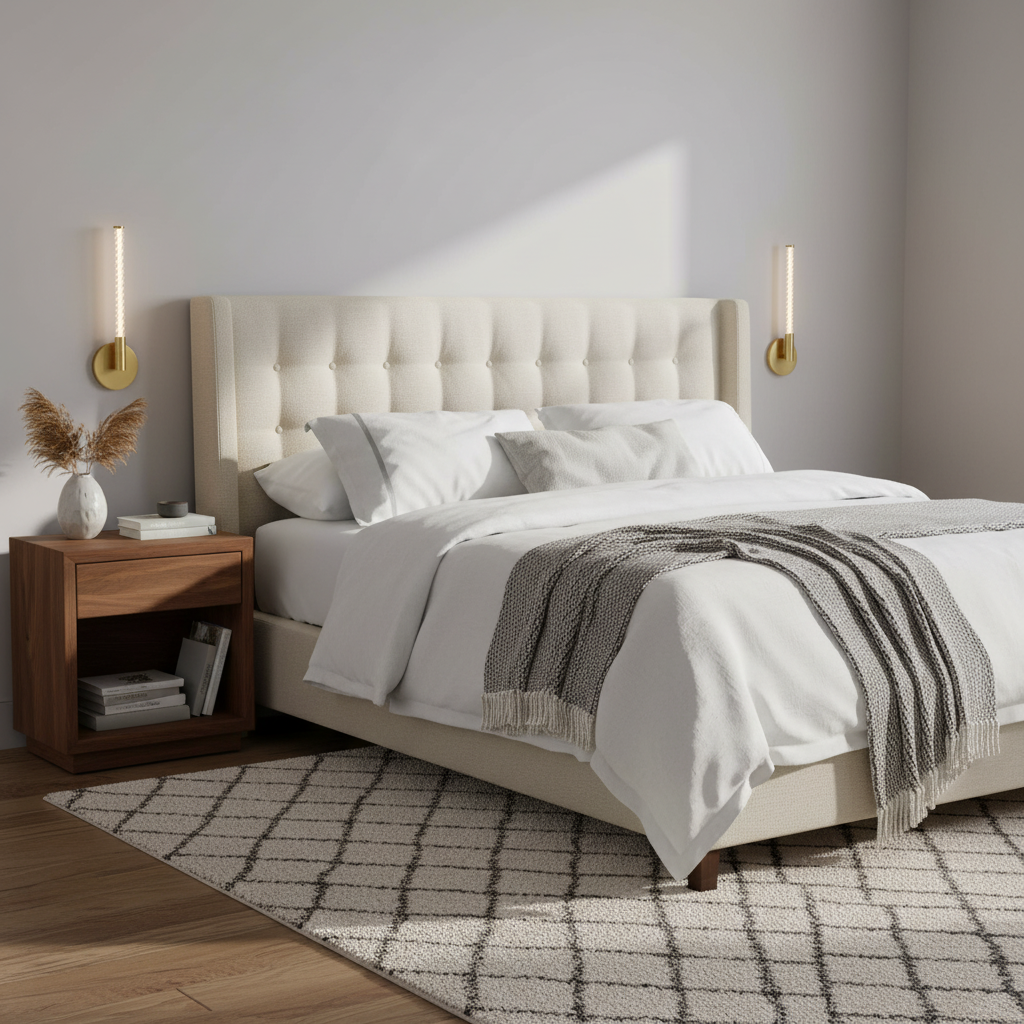 Riviko Radiant Entwine LED Wall Sconce - elegant American bedroom