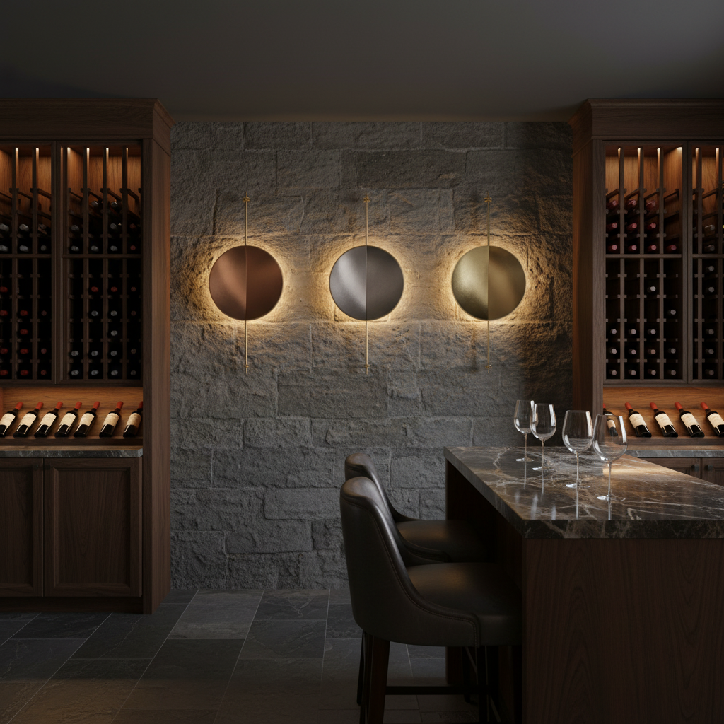 Riviko Starlight Radiance Wall Sconce - luxury American wine room
