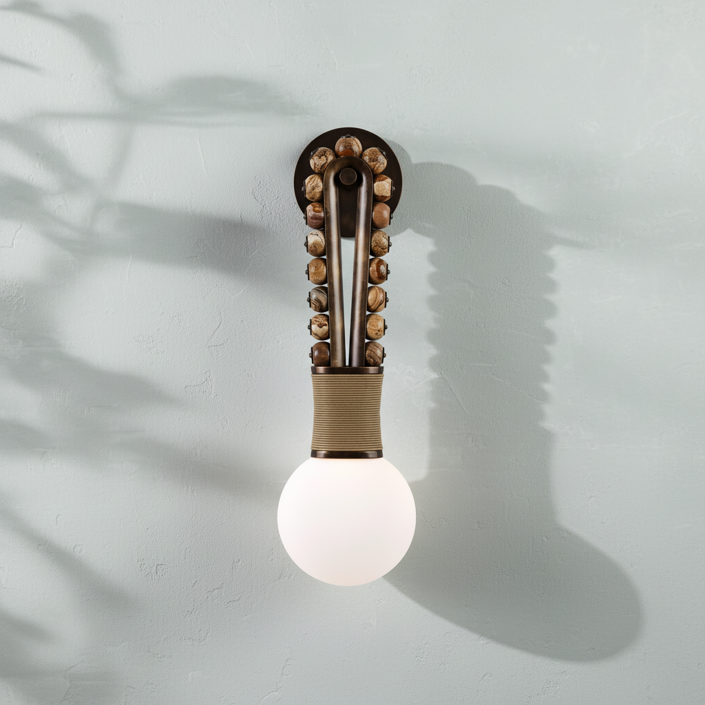 Riviko Talisman Loop Wall Sconce - Background Shot