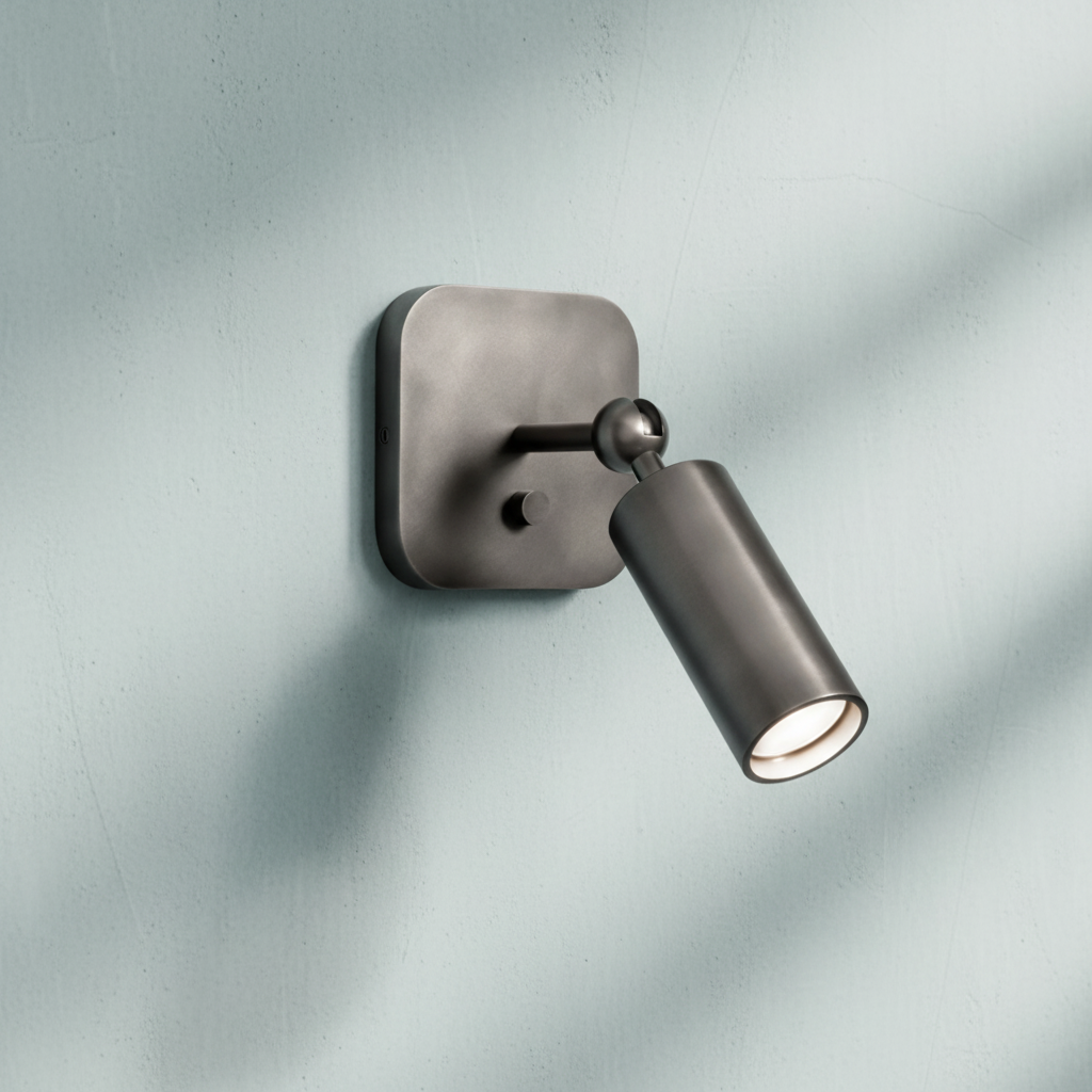 Riviko Cylinder Form Pivoting Wall Sconce - Background Shot