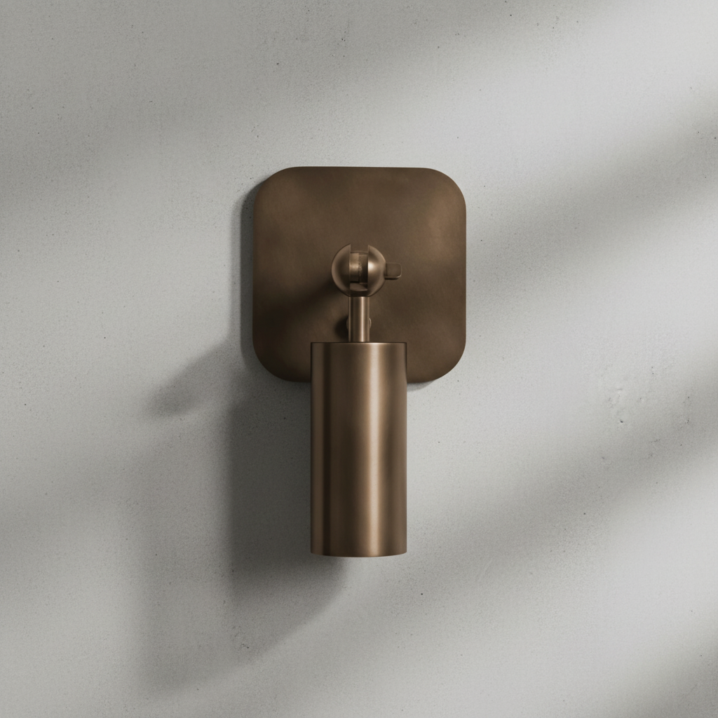 Riviko Cylinder Form Pivoting Wall Sconce - Background Shot
