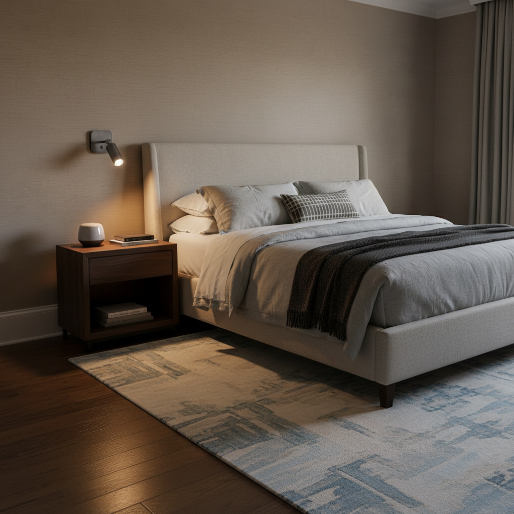 Riviko Cylinder Form Pivoting Wall Sconce - elegant American bedroom