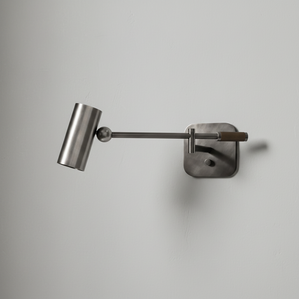 Riviko PATUS CYLINDER READING SCONCE H6.5" x W6.5” x D21" - Studio Shot