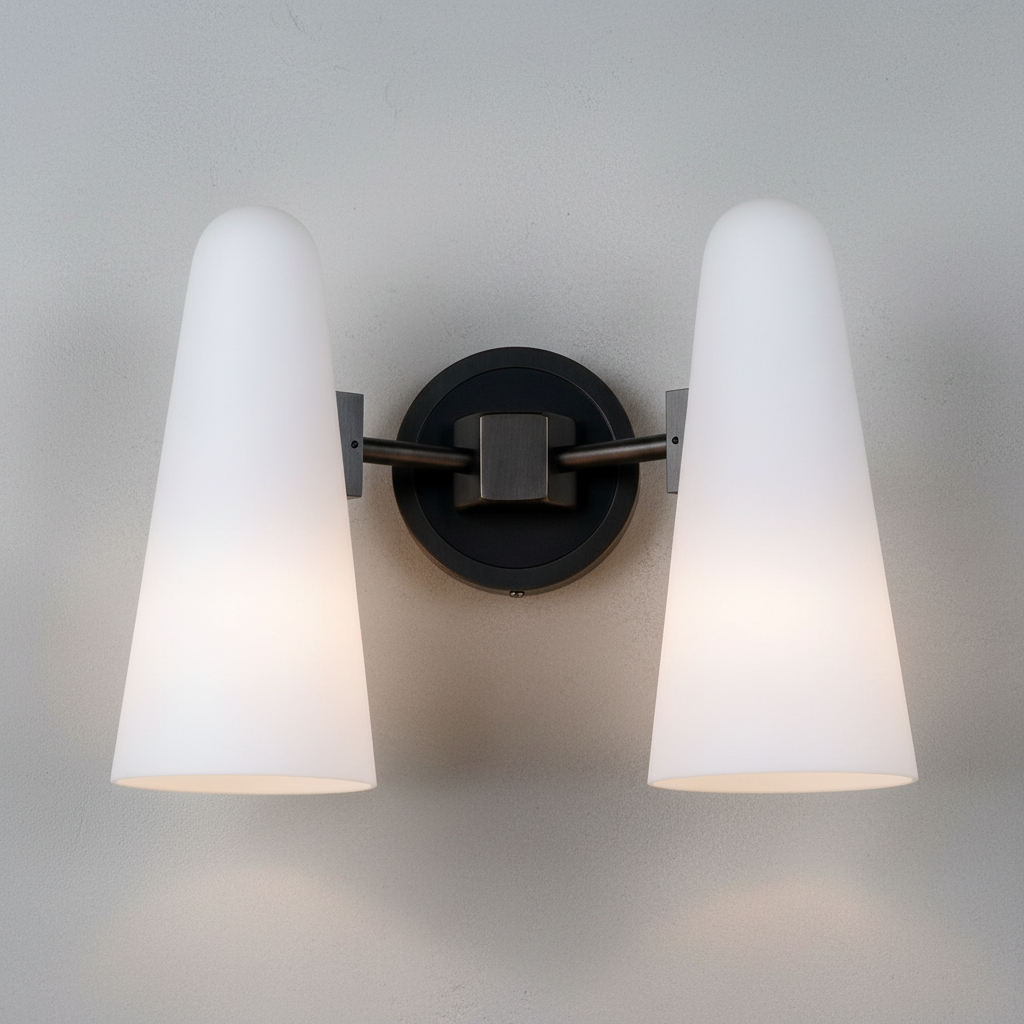 Riviko Aura Double Sconce - Background Shot