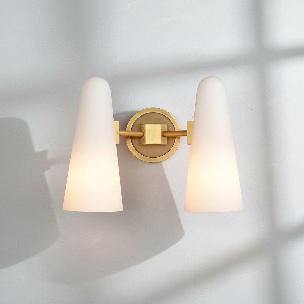 Riviko Aura Double Sconce - Background Shot