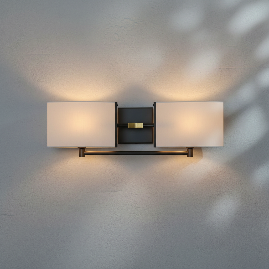 Riviko Aura Double Sconce - Background Shot