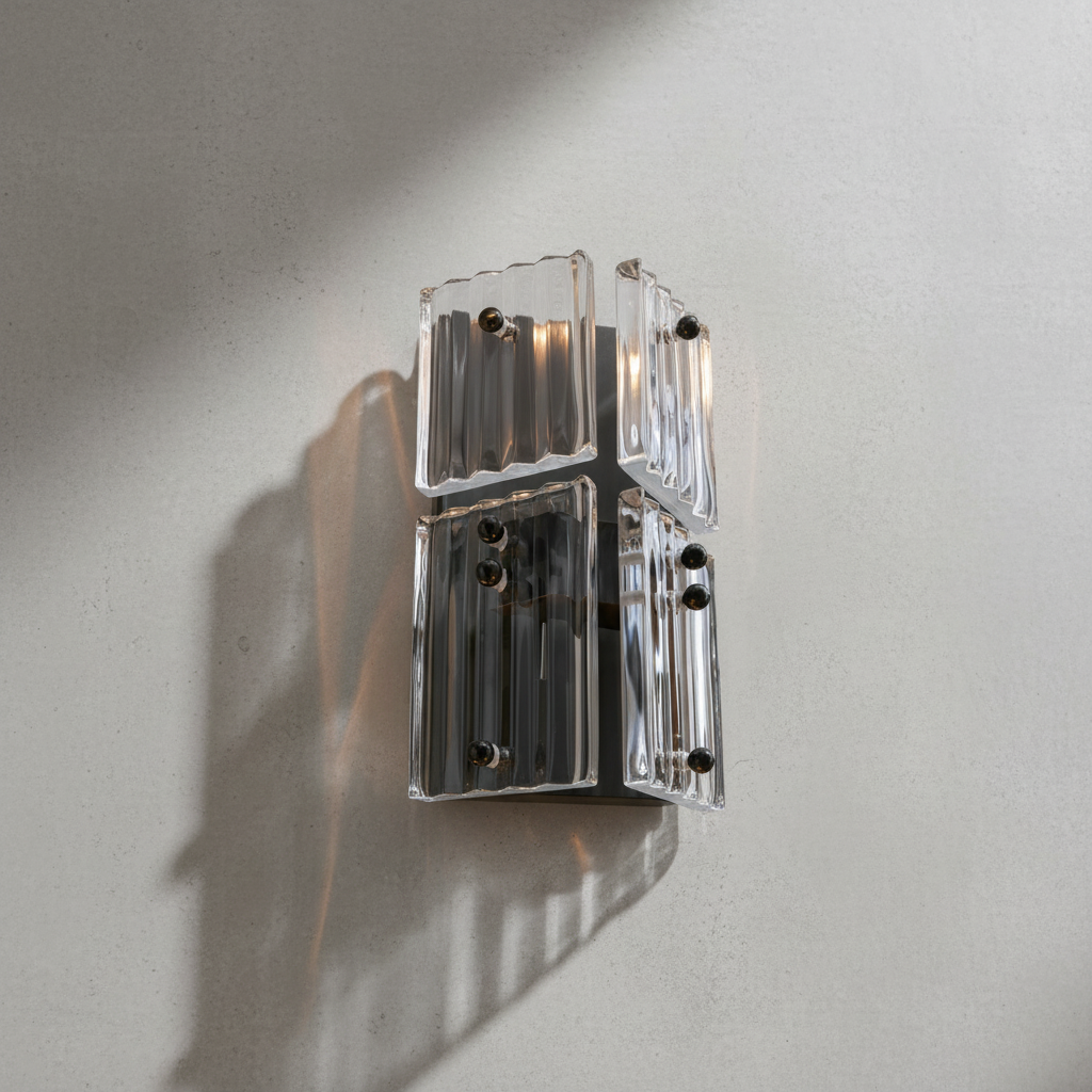 Riviko Radiant Reeded Wall Sconce - Background Shot