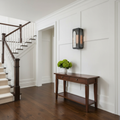 Riviko Palladian Outdoor Wall Sconce - elegant American entryway with arched doorway