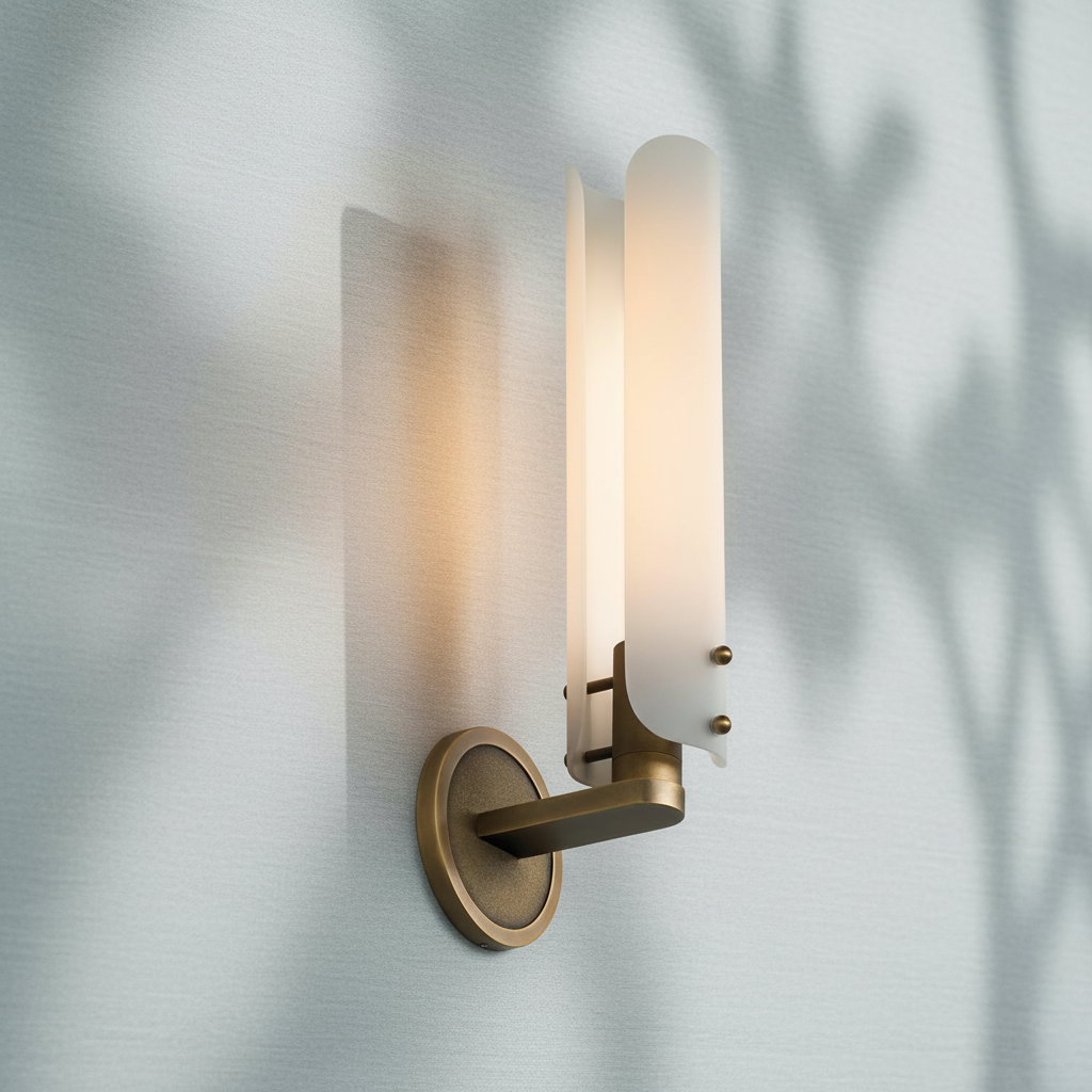 Riviko Veridian Arc 1-Light Wall Sconce - Background Shot