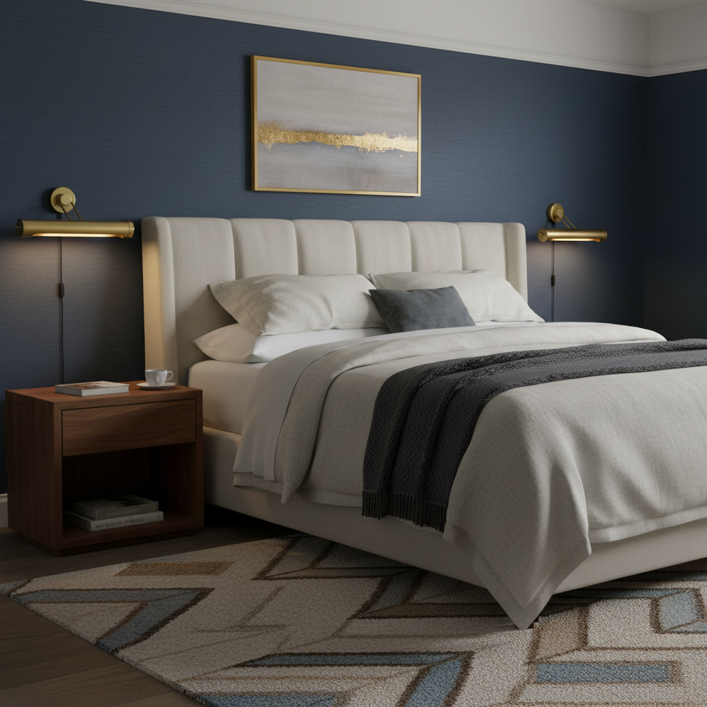 Riviko Heritage Gallery Picture Light - elegant American bedroom