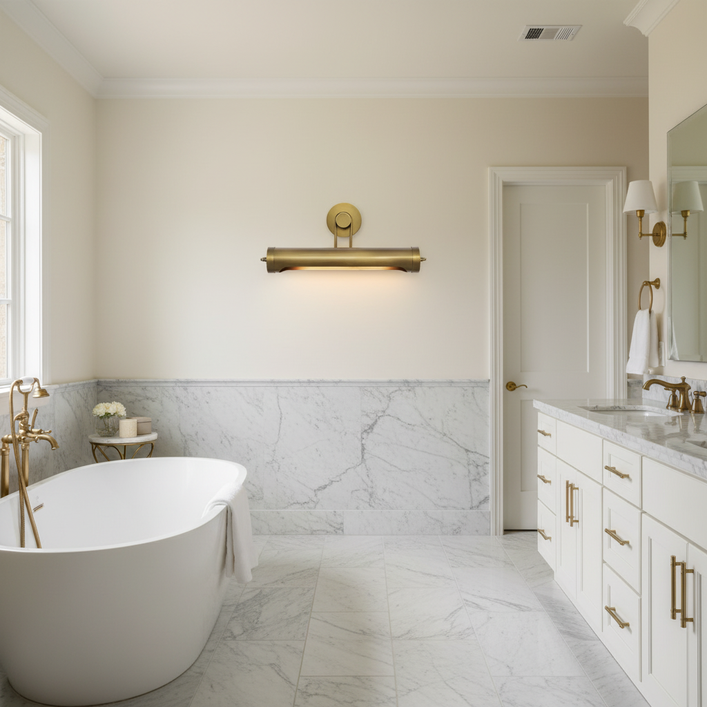 Riviko Heritage Gallery Picture Light - luxury American master bathroom