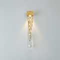 Riviko Slade Modern Branch Crystal Wall Sconce For Bedroom - Studio Shot
