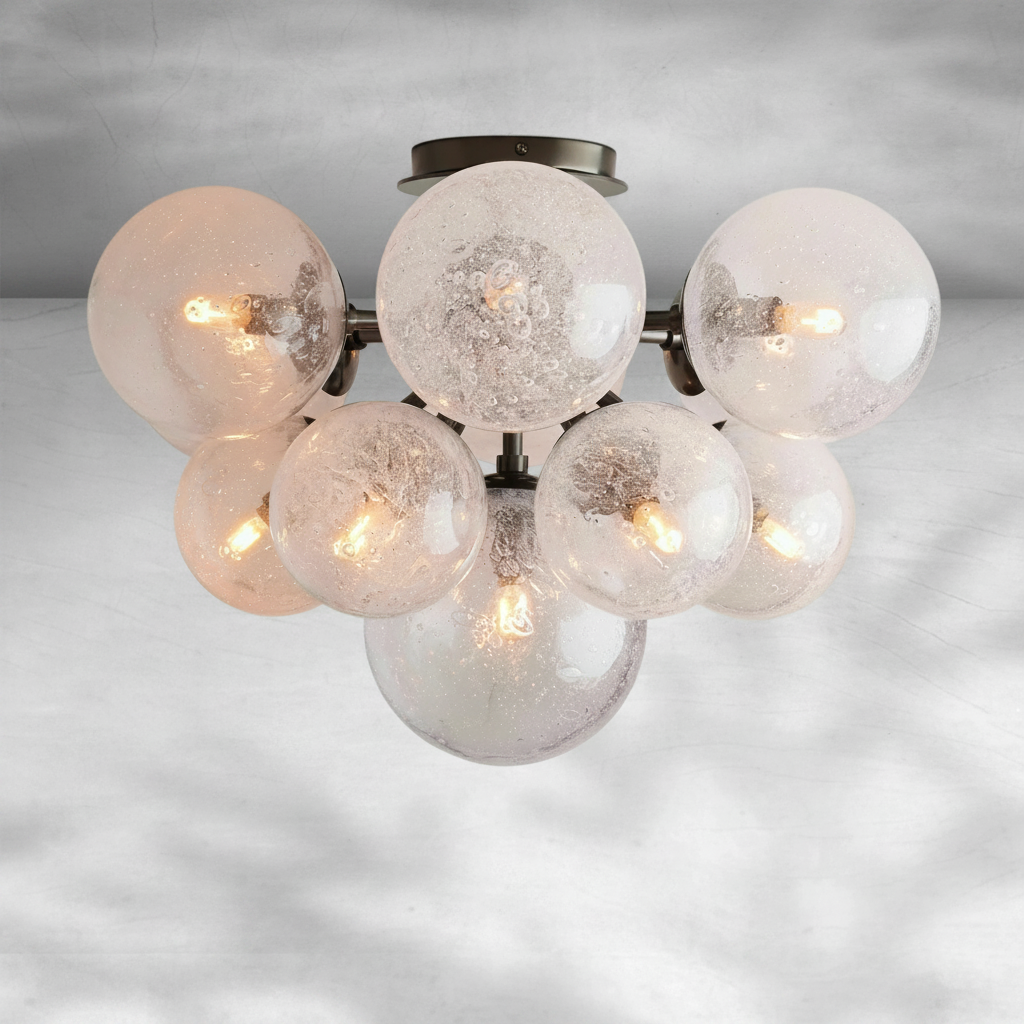Riviko Artisan Radiance Flushmount - Background Shot