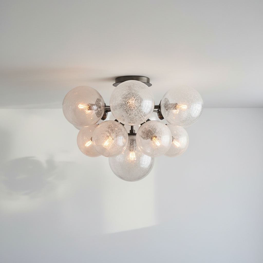Riviko Artisan Radiance Flushmount - Background Shot
