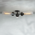 Riviko Timeless Radiance 3-Light Flushmount - Background Shot