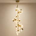 Everlight Forge Verdant Canopy Copper Branch Chandelier - Studio Shot