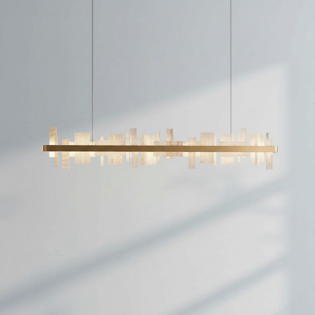 Riviko Alabaster Aura LED Chandelier - Studio Shot