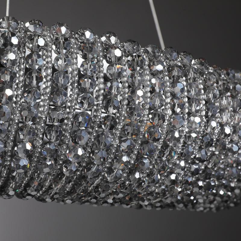 Haze Crystal Round LED Chandelier