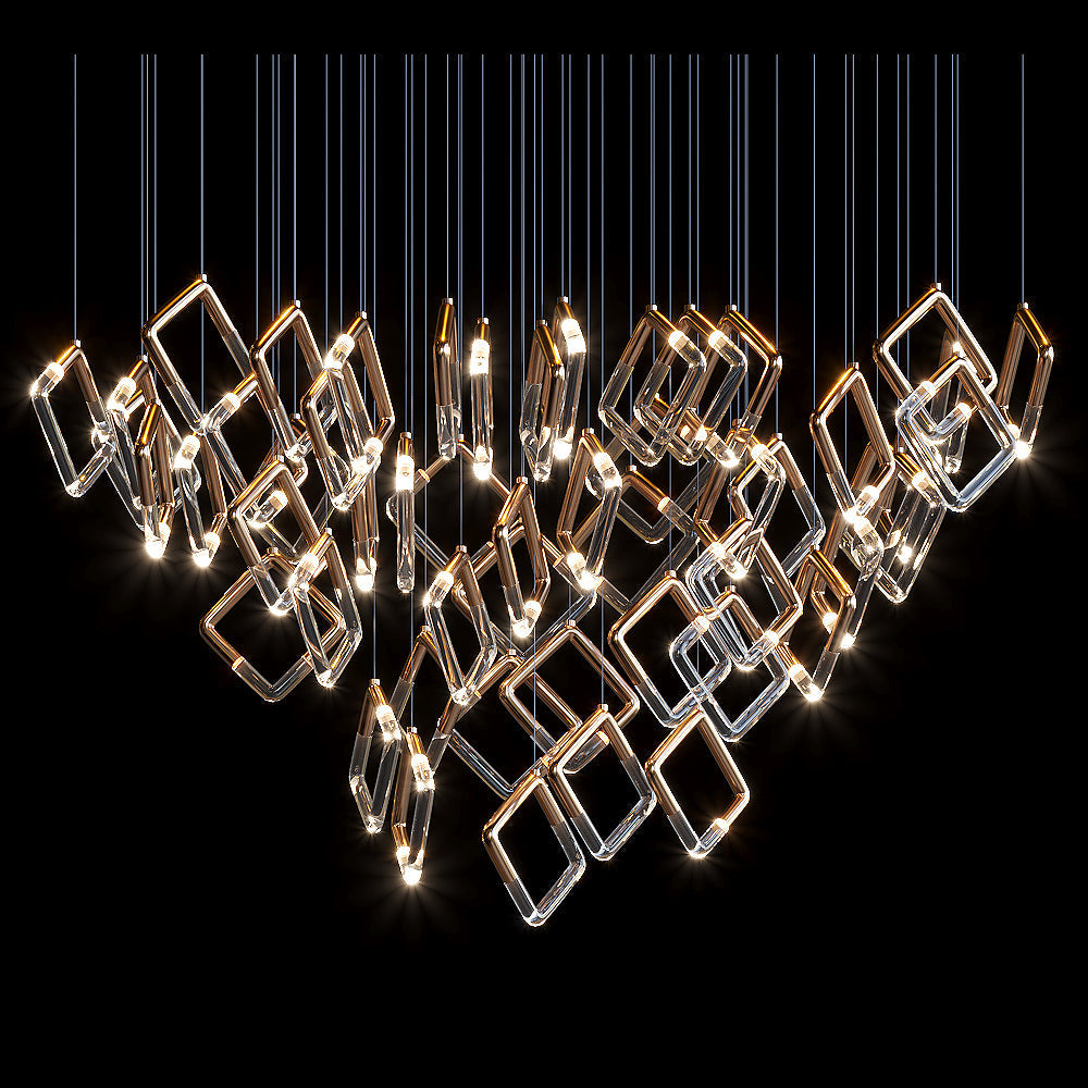 Linear Tube Scatter Pendant