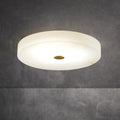 Kevin Apollo Modern Round Alabaster Flush Mounted chandelier Flush Mount Riviko 11.8''D