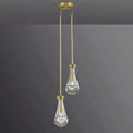 Soltaire Raindrop Round Chandelier 2-Light 5"