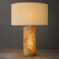 Riora Lisse Alabaster Table Lamp 6"