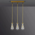 Soltaire Raindrop Linear Chandelier 3-Light 22"