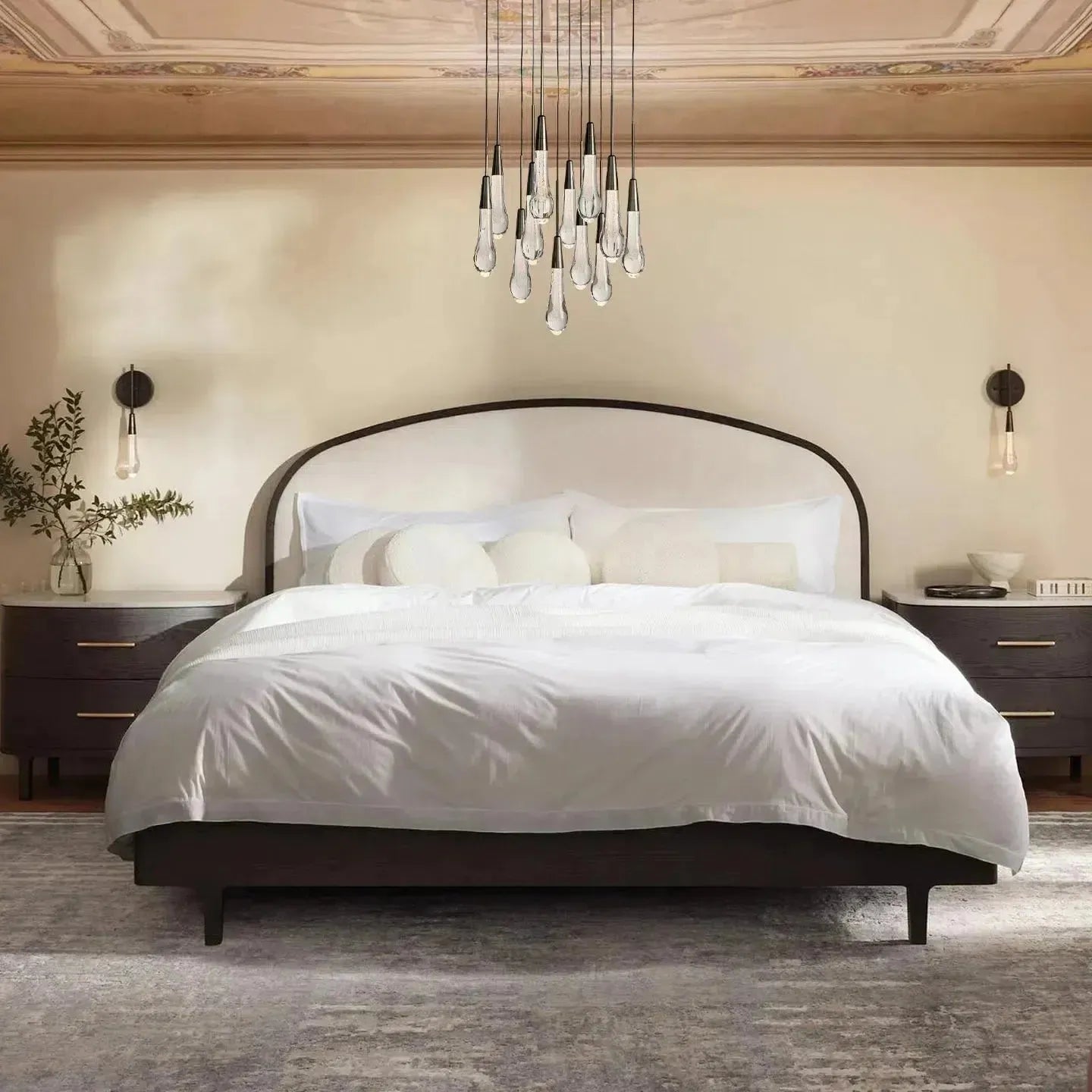Raindrop Soltaire Linear Chandelier