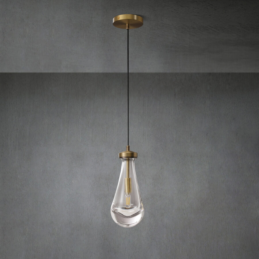 Soltaire Raindrop Pendant Light