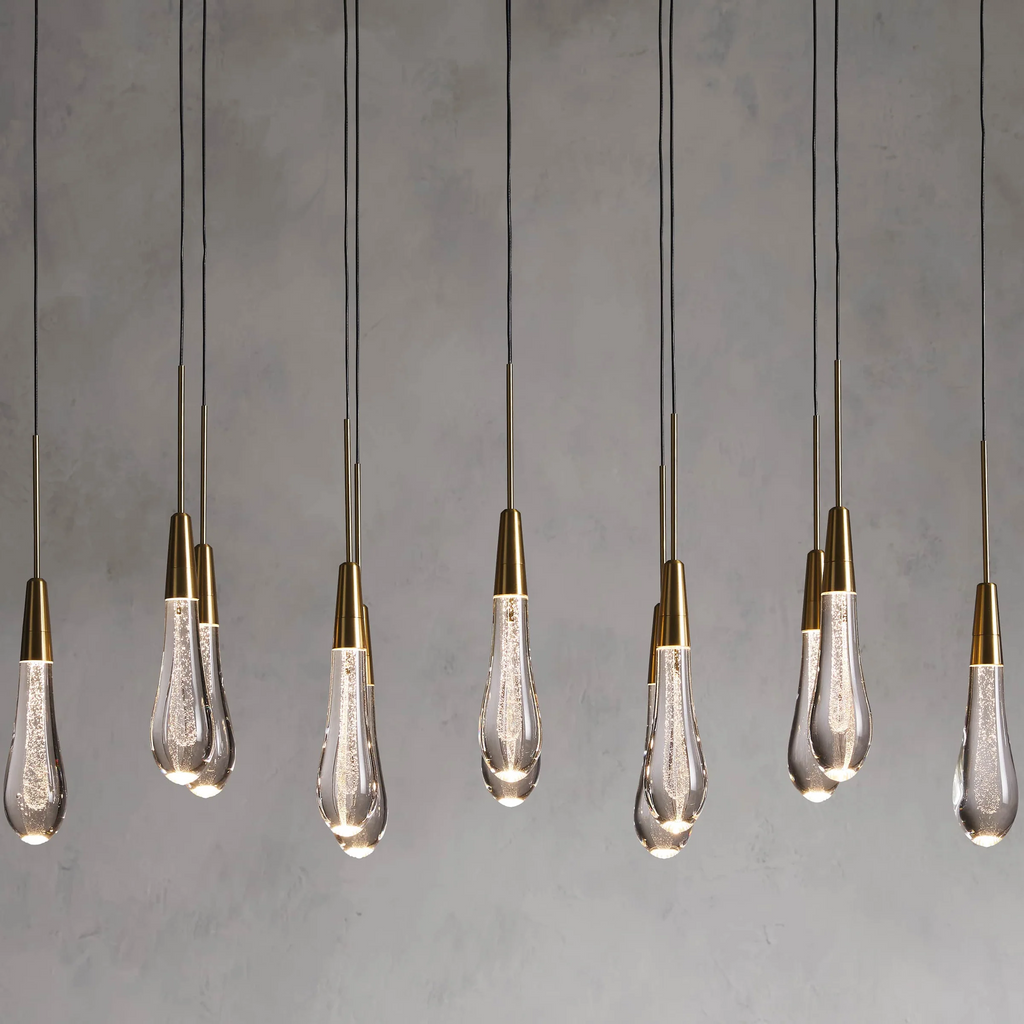 Soltaire Raindrop Linear Chandelier