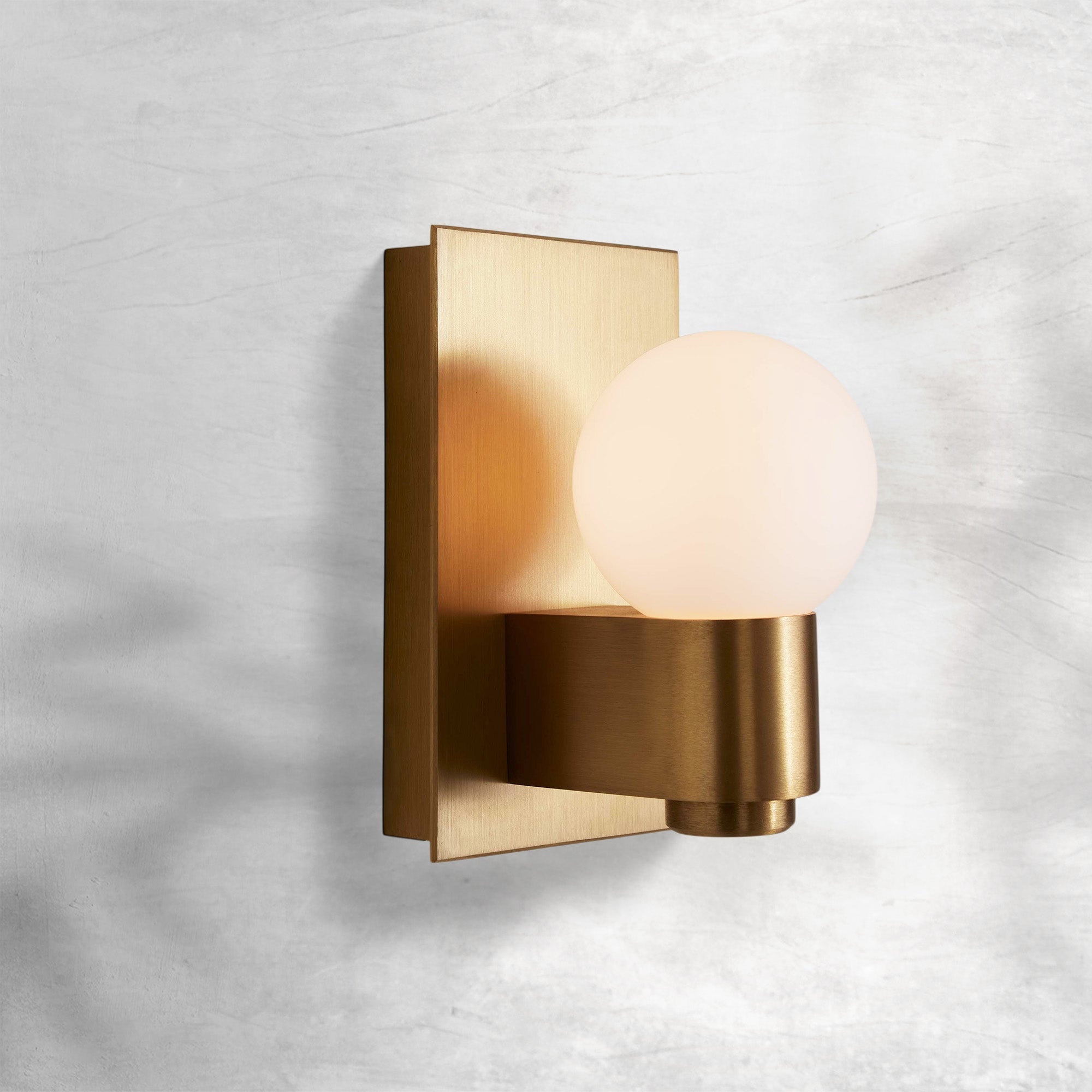 Riviko AuraSphere Modern Wall Sconce - Background Shot
