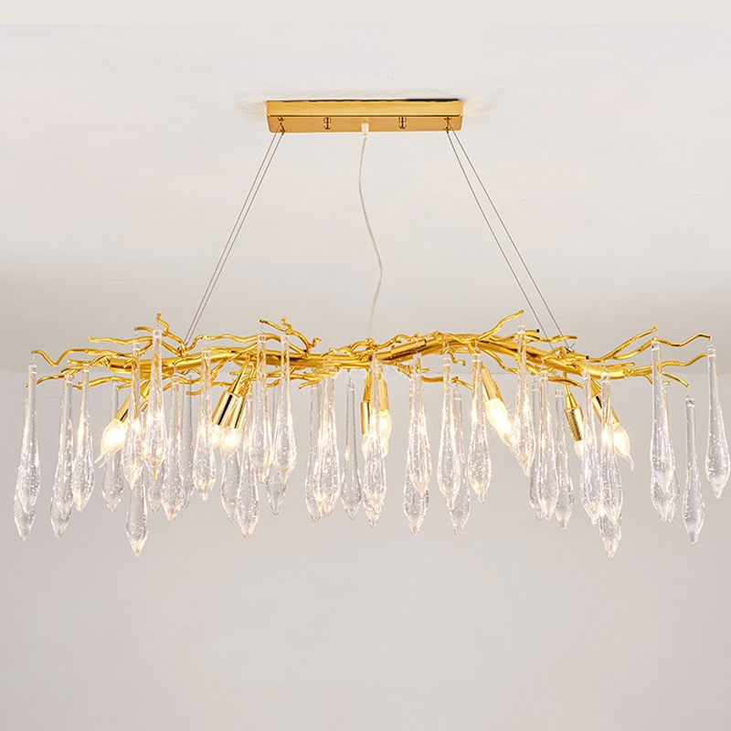 Riviko Verdant Branch Crystal Chandelier - Background Shot