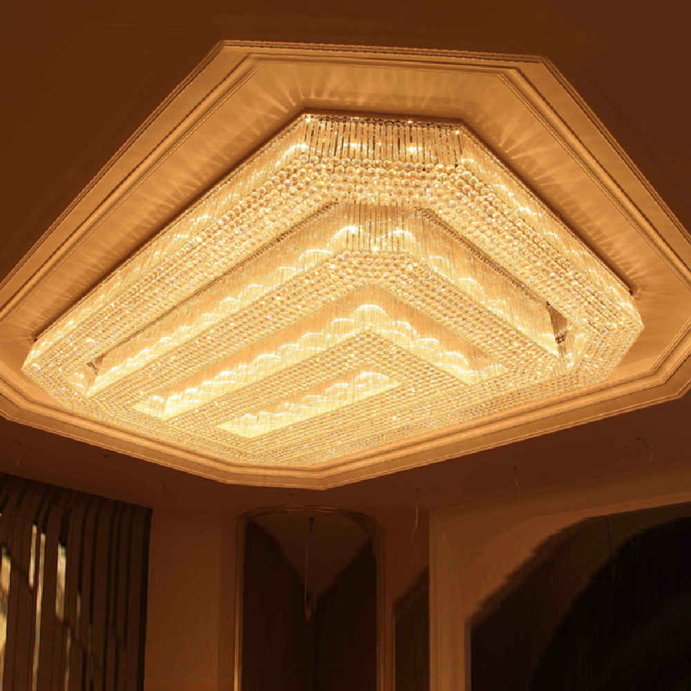 Large banquet hall chandelier