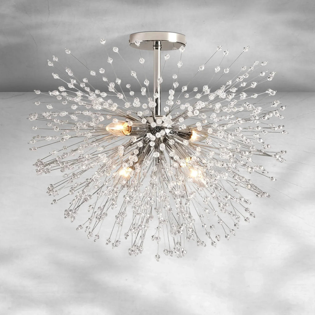 Lamer Lighting Stellar Bloom Flushmount - American ballroom or formal entertaining space