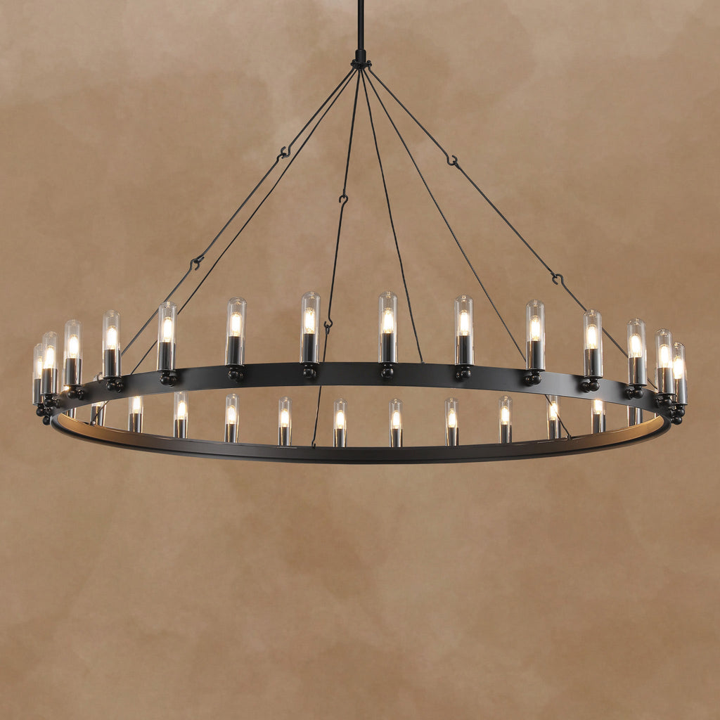 Celestine Vintage Filament Outdoor Round Chandelier